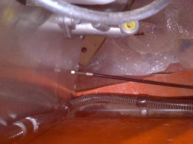 throttle cable to bulkhead